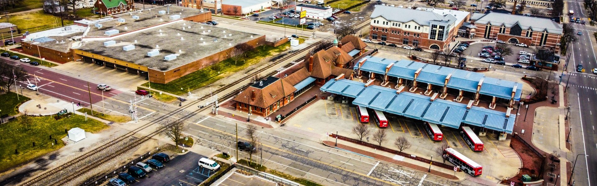 Kalamazoo Transportation Center Sky View